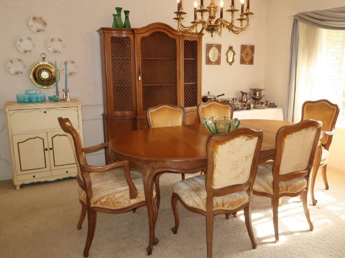 French Provincial style dining suite