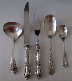 Sterling serving pieces
