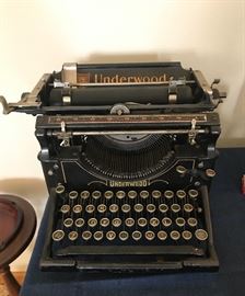 Antique Underwood Typewriter 