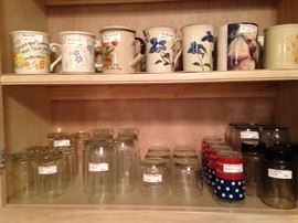 Mugs and glasses