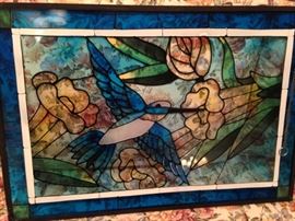 Stain glass - hummingbird