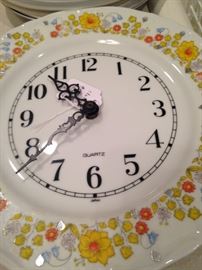 Plate clock