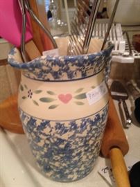 Spatted paint pitcher