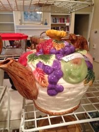 One of several teapots