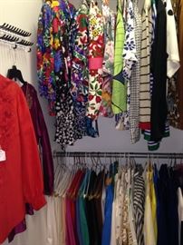 Variety of consigned clothes for ladies