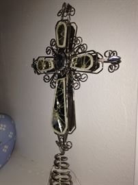Cross topper for the Christmas tree