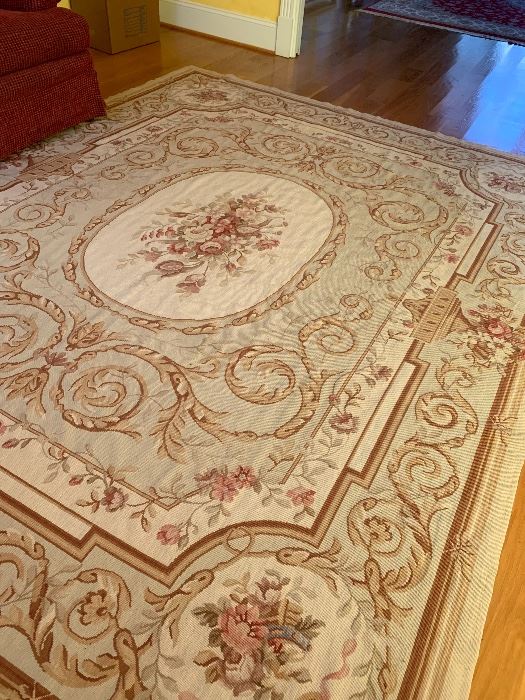 Chinese Aubusson Oriental Rug - Hand Made - 100% Wool...we have two more of this same style rug available to purchase
