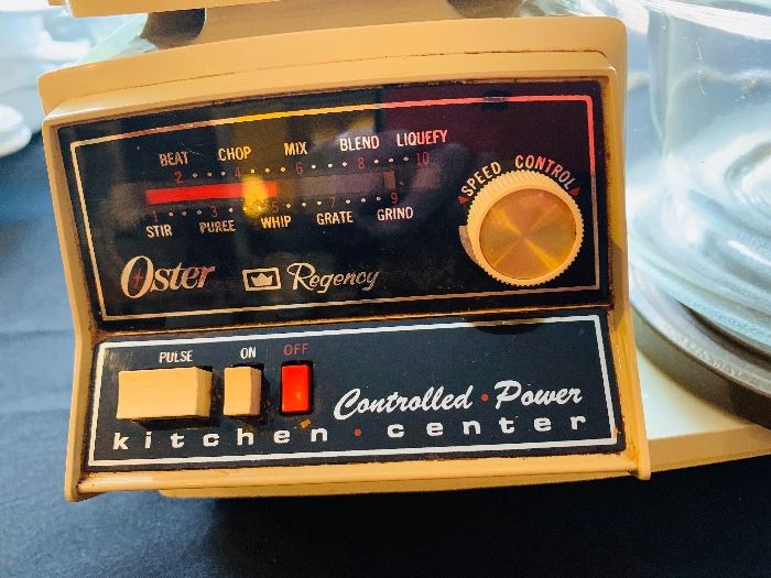 Vintage Oster Regency Mixer...Kitchen Center