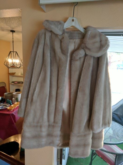 Fur coat, vintage, in excellent condition. By Tissavel of France.