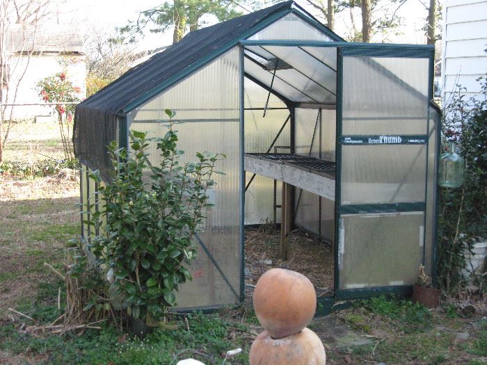 A greenhouse that you would need to disassembled to move.