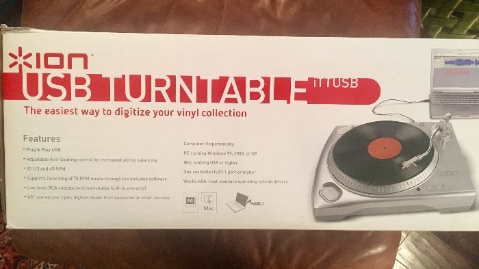 USB Turntable NEW in Box