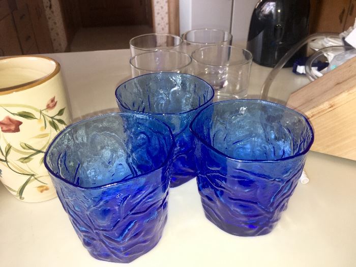 Blue Glassware