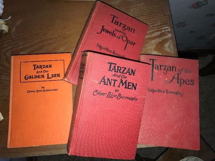 Vintage 1920's Tarzan Books by Edgar Rice Burroughs