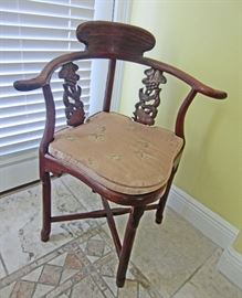 Antique, English, corner chair