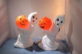 BLOW MOLD - GHOST WITH JACK O LANTERSNS