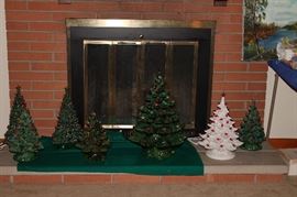 CERAMIC CHRISTMAS TREES