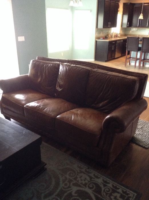 Haverty's Leather Sofa