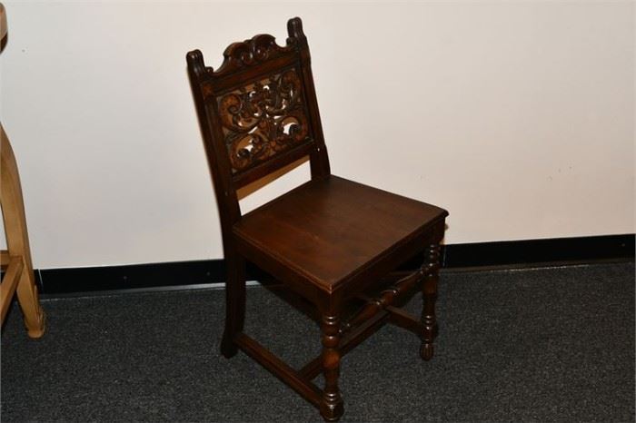 37. Jacobean Style Side Chair