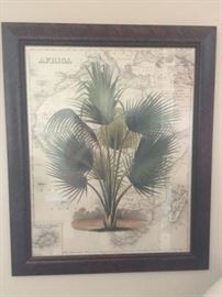 Map of Africa with Palm Frond Picture https://ctbids.com/#!/description/share/119150