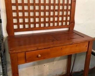 Wooden Potting Bench