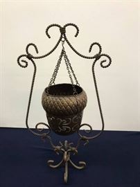 Metal Decor, Acorn Hanging Tea light Holder