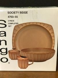 Sango Society Beige 5pc Completer Set