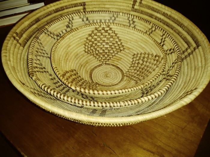 Handwoven african bowls