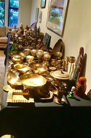 Large Brass Collection 