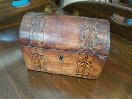 Inlaid dome top box 