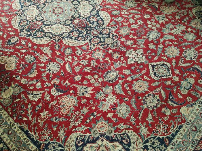 Beautiful room size rug with center medallion