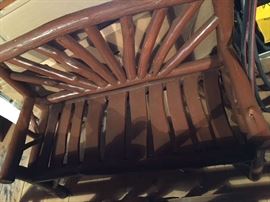 Adirondack style bench 