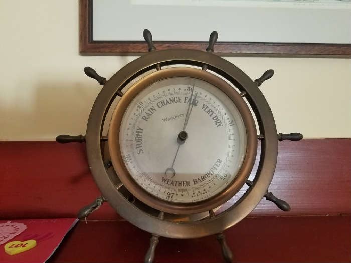 Waterbury ships barometer