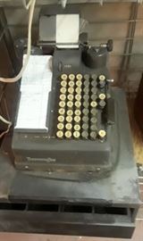 Old cash register.