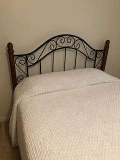 Wrought Iron Headboard