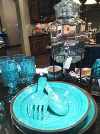 Seaside Serving Dishes Glass Beverage Dispenser