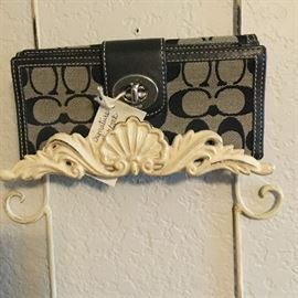 Coach Wallet Checkbook Holder