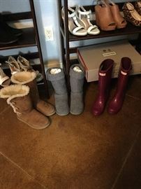 Uggs and Hunter Boots