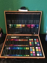 Artists Pastel Kit New in Wooden Box