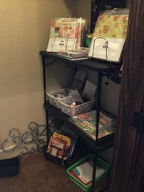 Scrapbooking papers and tools