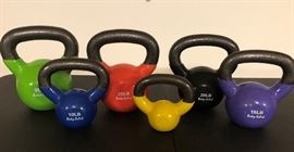 Kettle Bells in like new condition