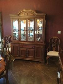 Alexander Julian Lighted China Cabinet