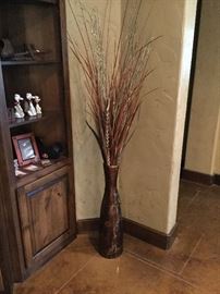 Decorator Vase with Rushes