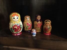 Matryoshka Russian Wooden Nesting Dolls