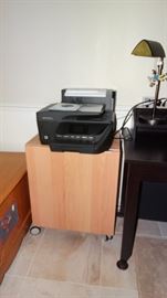 PRINTER & SINGLE DOOR CABINET