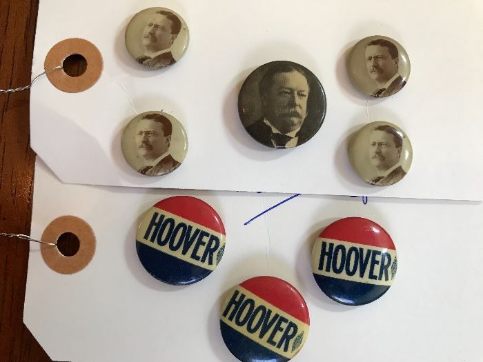 Old Political Pins