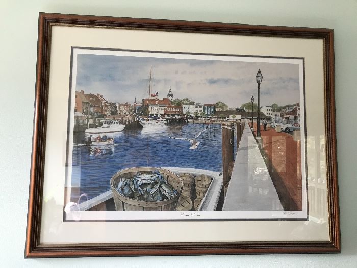 "Crab Town" Framed Print