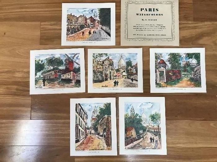 Paris Watercolors Prints