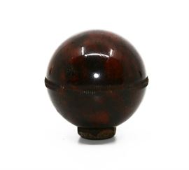 GORGEOUS VTG BAKELITE MARBLED GEAR SHIFT NOB