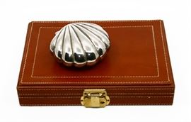 MEN'S JEWELRY BOX & CLAM SHELL JEWELRY CASKET
