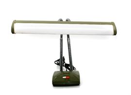 MID-CENTURY OLIVE TORPEDO DRAFTING TASK LIGHT
